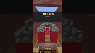Most viewed Minecraft Short Video of all time 😱😱#shorts # #viral # Minecraft