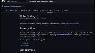 Creating Simple Selenium Ruby Script
