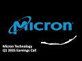 micron technology nasdaq mu q1 2025 earnings call