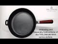 TRILONIUM- Cast Iron Cookware- Unboxing and Assembly instructions for the WHS series of Skillets.