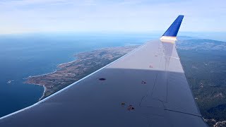 United Express Bombardier CRJ200 Morning Landing in San Francisco | BUR-SFO