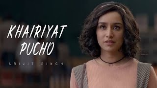Khairiyat Pucho Kabhi To Kaifiyat Pucho Status--Khairiyat Song Whatsapp Status | Arijit Singh |Hamzi