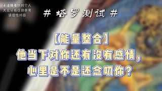 【能量整合】他当下对你还有没有感情，心里是不是还念叨你？