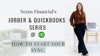 Jobber and QuickBooks: Initial Sync Settings