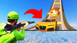 DESTROY The Car Before It HITS YOU! (GTA 5 Funny Moments)