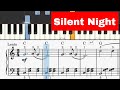 Silent Night - Easy Piano Tutorial (Slow)