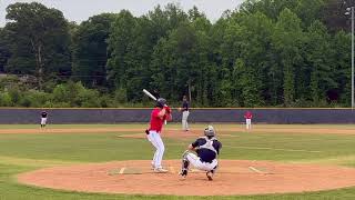 6/20/2023 - Jack Woda with a base hit during Stars - Colangelo intrasquads