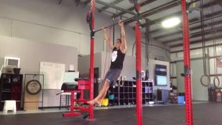 Banded Kipping Pull-up: Kipping pull-up progression #2