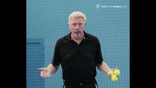 Boris Becker reveals the lost art of tennis as he presents latest TopLevelTennis.com coaching video