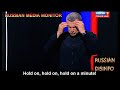 Russian propagandist is stunned by an honest question