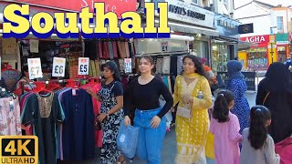 London SOUTHALL Walking Tour 🇬🇧 | The INDIA of West London [4K]