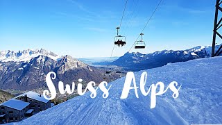 Skiing In The Swiss Alps | A Day In Maienfeld | Sargans - Switzerland