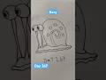 Day 267 of my 1 year drawing challenge how to draw Gary from SpongeBob #spongebob #gary #drawing