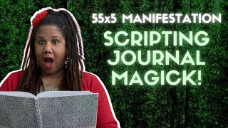 55x5 Manifestation Scripting Journal | Money Magick Spell
