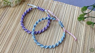 Macrame Bracelets Spiral Knot | Macrame Bracelets Tutorial For Beginners