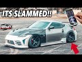 Nissan 370z AIR SUSPENSION is COMPLETE and its INSANE!