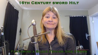 16th Century Sword Hilt featuring the Black Fencer Side Sword