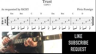 Fivio Foreign - Trust (Guitar Part with Tab)