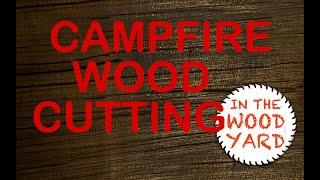 #151 - Campfire Wood - Cutting a Pile of White Pine Logs