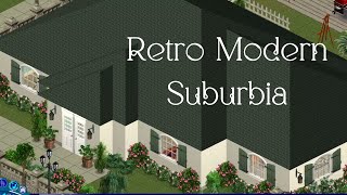 Building like a pro in The Sims 1🤩 Tunnel Road Speed Build/Retro Modern Suburbia