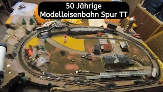 Nostalgie Modelleisenbahn Spur TT nach 30 Jahren wiedererweckt.