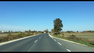 Driving in Hungary - Road 84: Sárvár - Hegyfalu