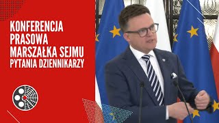 Szymon Hołownia - pytania dziennikarzy