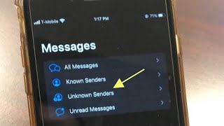 How to filter messages on iPhone easily (spam, unread etc.)