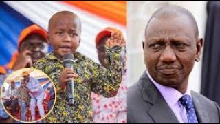 4 year old kid recites a poem that finished Ruto completely,leaving Raila in stitches