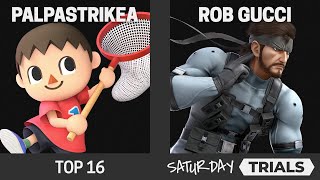 Saturday Trials Top 16 - Palpastrikea (Villager) vs Rob Gucci (Snake) - SSBU Tournament