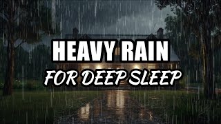 Gentle Night RAIN - Rain Sounds For Sleeping - Thunderstorm Sounds, Study, ASMR, Meditation, Relax