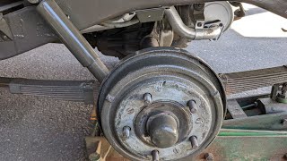 三菱ジープ 整備日記  ブレーキペダル跳ね返り原因究明編②　Mitsubishi Jeep brake repair   Wheel Cylinder