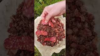 Making Chicago Deep Dish Pizza in the Forest! 😱🍕 | ASMR Cooking in Nature