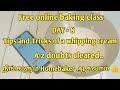 Free online baking class /DAY-8/Tips and tricks of a perfect whipping cream