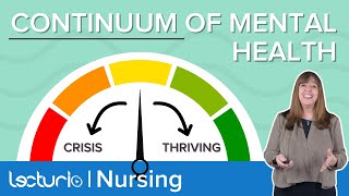 What is the Continuum of Mental Health? | Mental Health Nursing | Lecturio Nursing