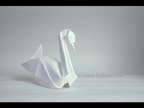 Origami Swan By Akira Yoshizawa