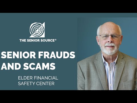 Senior scams and frauds – protection and prevention