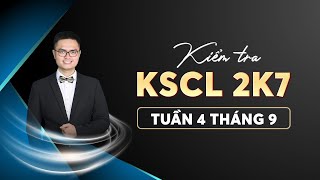 Đề kiểm tra KSCL Toán 12 khóa 2k7 tuần 4 tháng 9