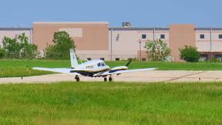 1964 Piper PA-30 Twin Comanche Takeoff From New Century AirCenter (JCI/KIXD) | N7515Y