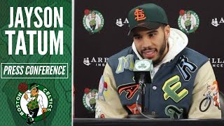 Jayson Tatum Asked If He & Jaylen Brown Are BEST DUO in NBA | Celtics vs Heat
