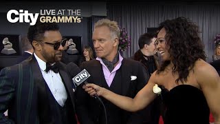 Shaggy \u0026 Sting use Tinder?? | City LIVE at the GRAMMYs