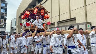 R5.7.14 京都八幡 第二区 太鼓みこし 足ならし 高良神社太鼓まつり 2023/07/14(金)