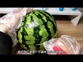 challenge yourself to peel off the rind of a watermelon with your bare hands