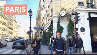 Paris France, Walking tour - November 2022 - 4K HDR 60 fps