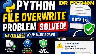 Python File Overwrite Problem SOLVED (Never Lose Files Again) 2026