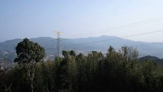 赤子山の山頂風景　山口県平生町