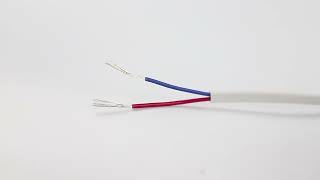 lighting 2 core flat wire cable | 2x22AWG cable