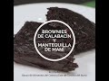 Brownies de calabacín y mantequilla de maní