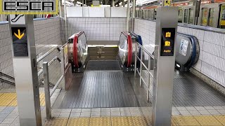 ＪＲ 名古屋駅 エスカレーター ５・６番線下り 三菱製 Nagoya station Escalator Mitsubishi