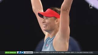 Tennis Channel Live: Maria Sharapova Knocks Out Defending Australian Open Champion Wozniacki